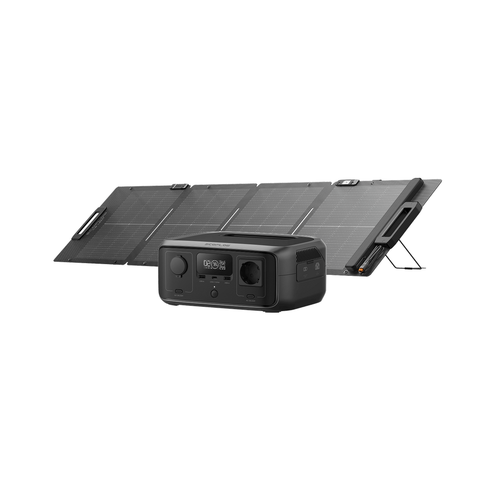 EcoFlow RIVER 3 (USV) + 110W Solarpanel (Generalüberholt)