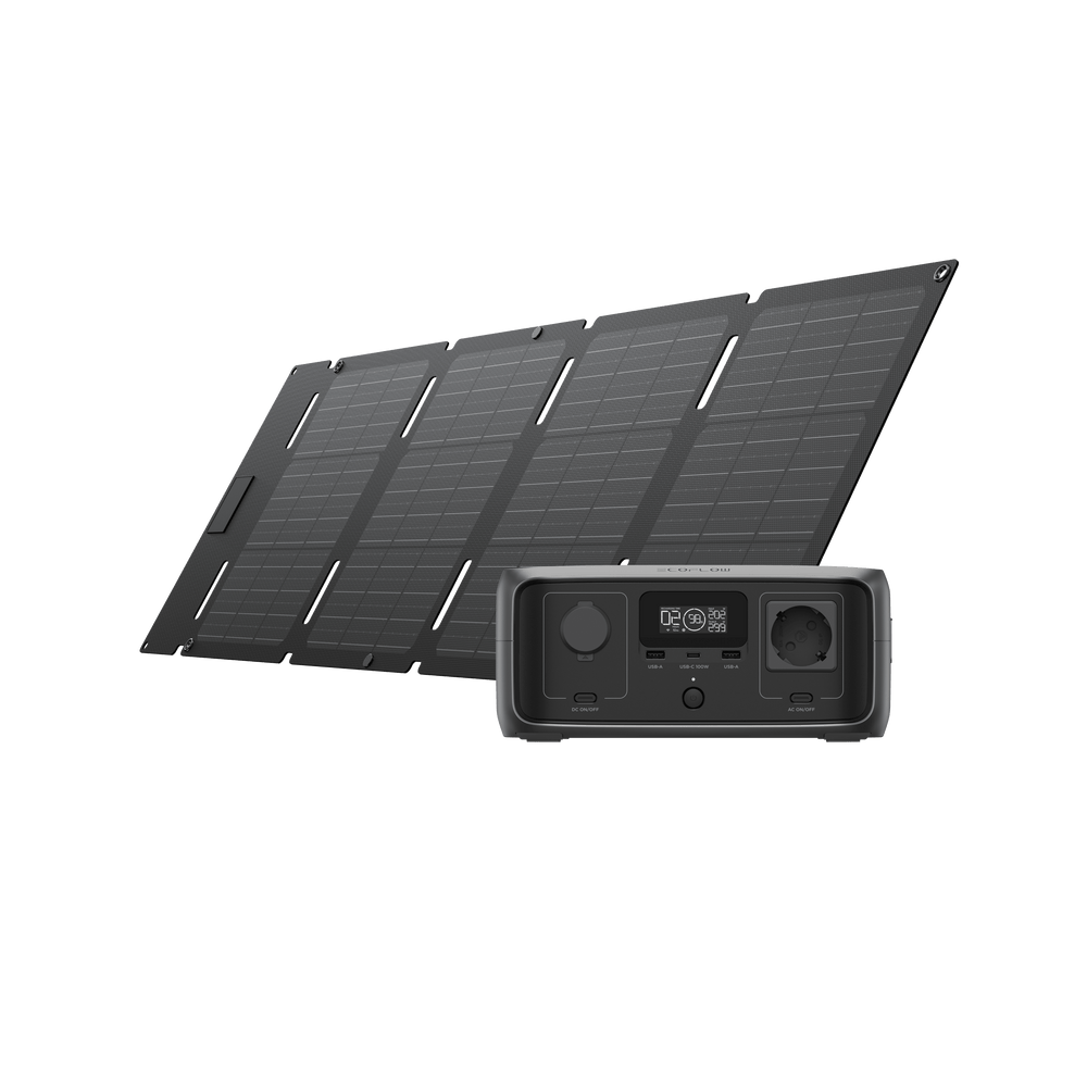 EcoFlow RIVER 3 Solargenerator (PV45W) (Generalüberholt)